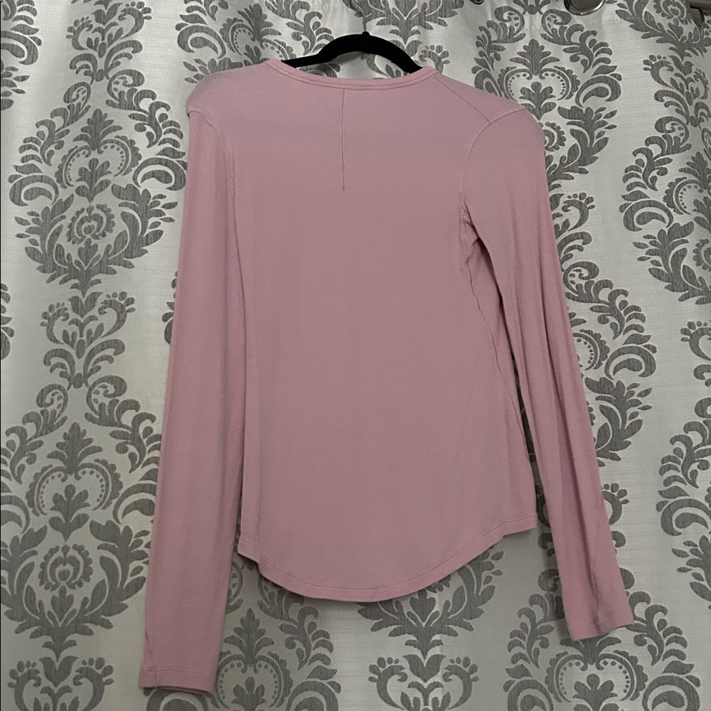 lululemon athletica Pink Long Sleeve Tee - Picture 3 of 4